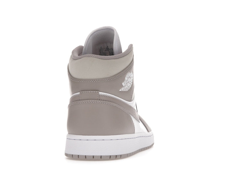 Air Jordan 1 Mid Linen - White/Linen-Linen - 554724-082 - 28
