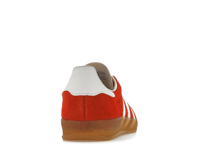 adidas Gazelle Indoor Bold Orange (Women's) - Bold Orange/Footwear White/Gum - HQ8718 - 28