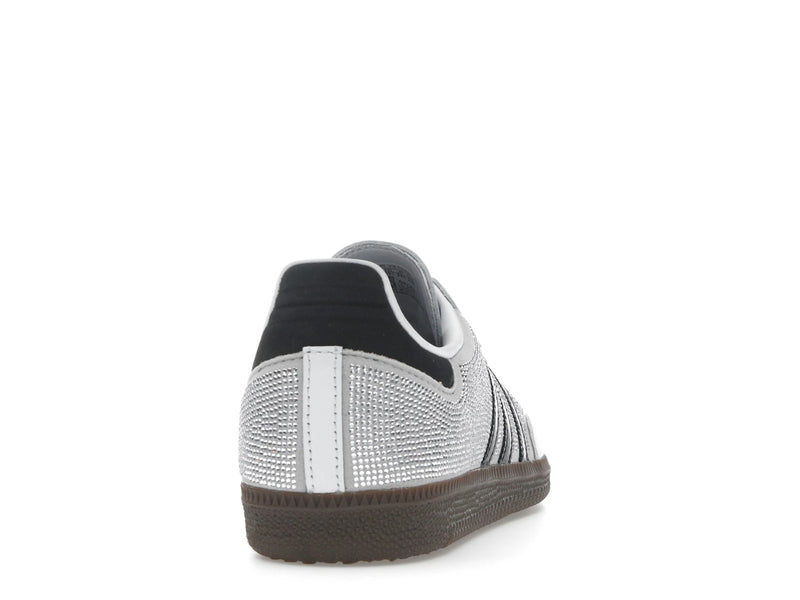 Adidas Samba OG Rhinestone Crystal White Silver - Crystal White/Crystal White/Silver Metallic - IH9055 - 28