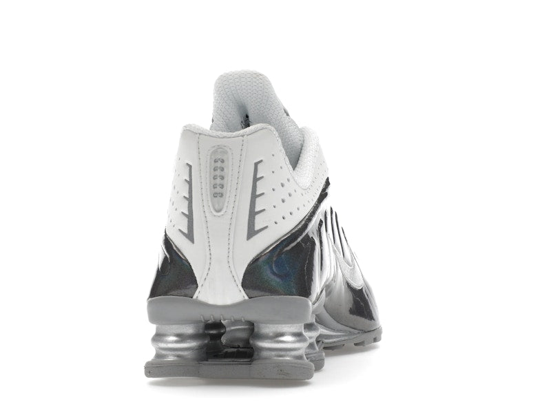 Nike Shox R4 White Iridescent - Summit White/Hydrangeas/Metallic Silver/Summit White - IB7703-100 - 28