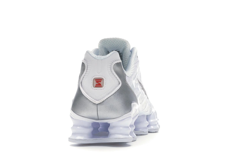 Nike Shox Tl White Metallic Silver - White/Metallic Silver-Max Orange-White - AV3595-100 - 28