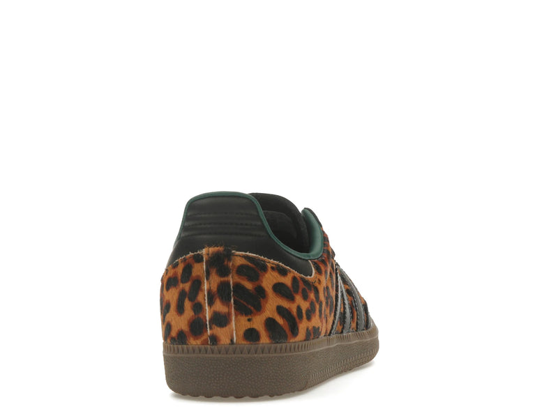 Adidas Samba OG Black Green Leopard - Core Black/Collegiate Green/Cream White - JI2735 - 28