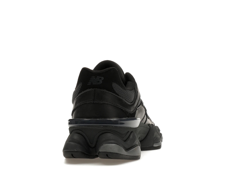 New Balance 9060 Triple Black Leather - U9060NRI - 28