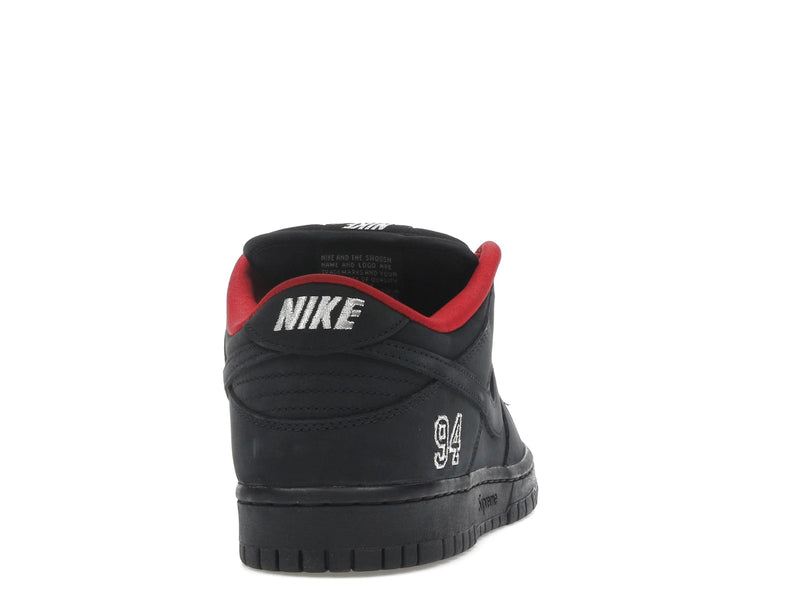 Nike SB Dunk Low Supreme 94 Black - Black/Black/Black - HQ8487-001 - 28