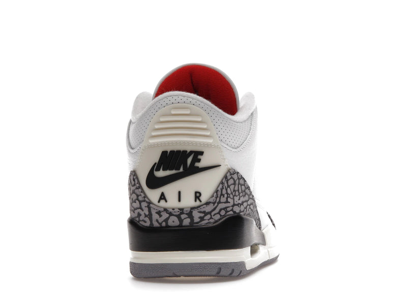 Air Jordan 3 Retro White Cement Reimagined - Summit White/Fire Red/Black/Cement Grey - DN3707-100 - 28