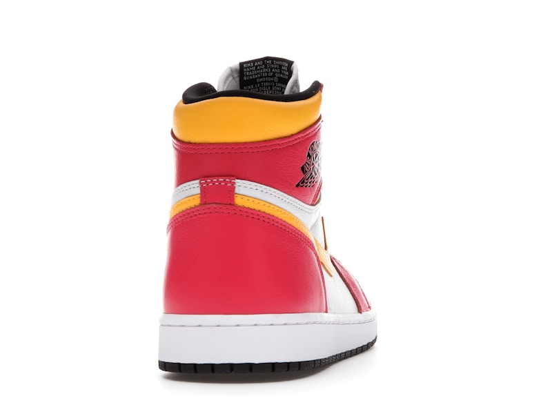 Air Jordan 1 Retro High OG Light Fusion Red - Light Fusion Red/White-Laser Orange-Black - 555088-603 - 28