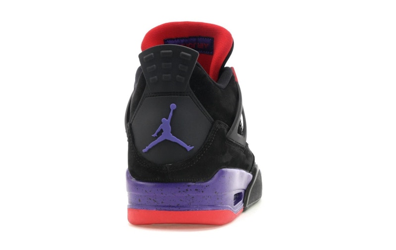 Air Jordan 4 Retro Raptors - Black/Court Purple-University Red - AQ3816-065 - 28
