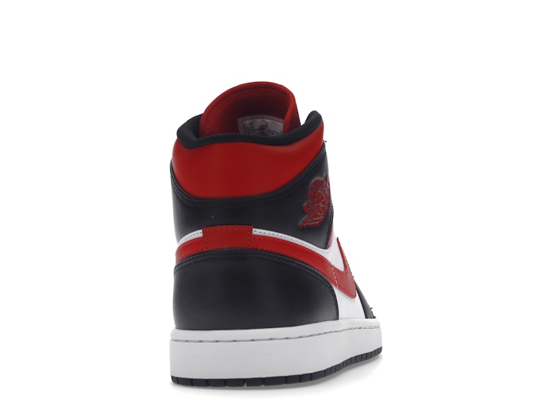 Air Jordan 1 Mid White Black Red (2022) - visning 28