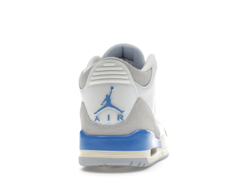 Air Jordan 3 Retro Lucky Shorts - Summit White/Hydrogen Blue-Legend Blue-Photon Dust-Pure Platinum-Sail - CT8532-101 - 28