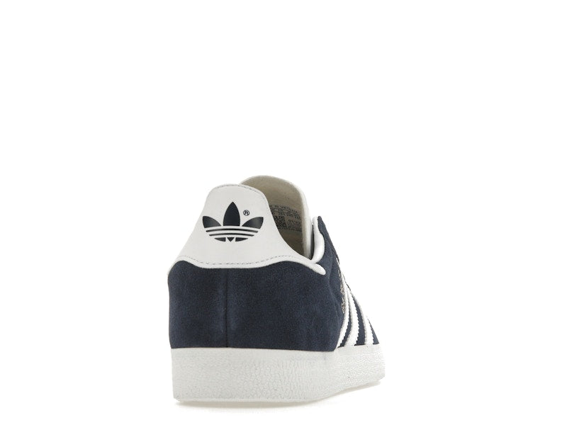 adidas Gazelle Navy White - Collegiate Navy/White/Gold Metallic - BB5478 - 28