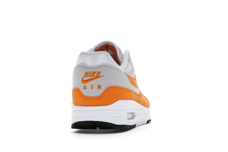 Nike Air Max 1 Anniversary Orange (2020) - White/Magma Orange-Neutral Grey-Black - DC1454-101 - 28