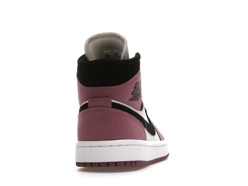 Air Jordan 1 Mid Berry Pink (W) - Light Mulberry/Light Bone/White/Black - DC7267-500 - 28