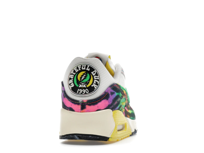 Nike Air Max 90 Grateful Dead University Of Oregon Grateful Ducks - Sail/Green Shock/Yellow Strike - IM2511-100 - 28