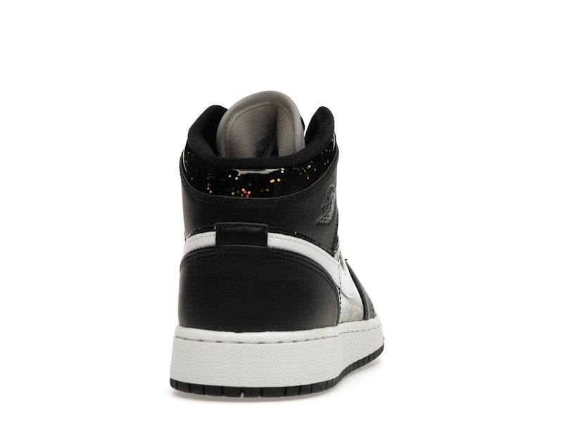 Air Jordan 1 Mid Black Speckle (GS) - visning 28