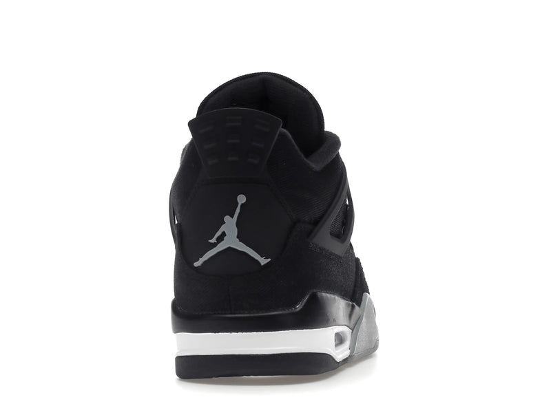 Air Jordan 4 Retro SE Black Canvas - Black/Light Steel Grey/White/Fire Red - DH7138-006 - 28
