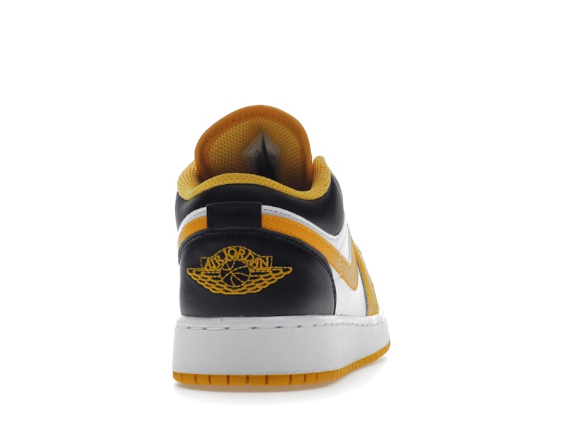 Air Air Jordan 1 Low University Gold White (GS) - Taxi/White/Black - 553560-701 - 28