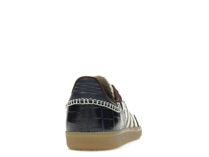 Adidas Samba Wales Bonner Navy Croc - Collegiate Navy/Wonder White/Night Red - JH9825 - 28