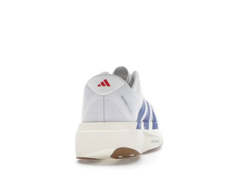 adidas Adizero Evo SL White Royal Blue - Cloud White/Royal Blue/Pure Ruby - JS4494 - 28