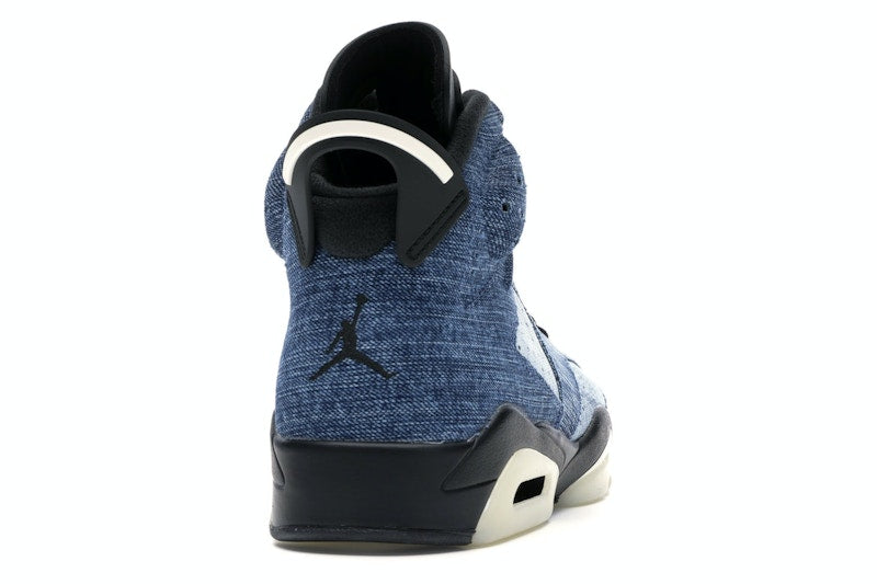 Air Jordan 6 Retro Washed Denim - Washed Denim/Sail-Varsity Red-Black - CT5350-401 - 28