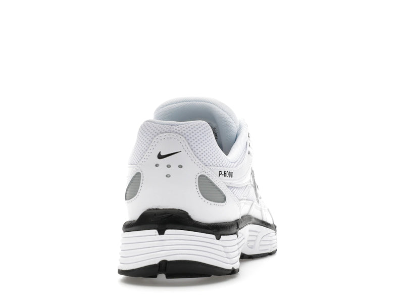 Nike P 6000 White Metallic Silver Black - White/Metallic Silver/Black/Black - CD6404-107 - 28