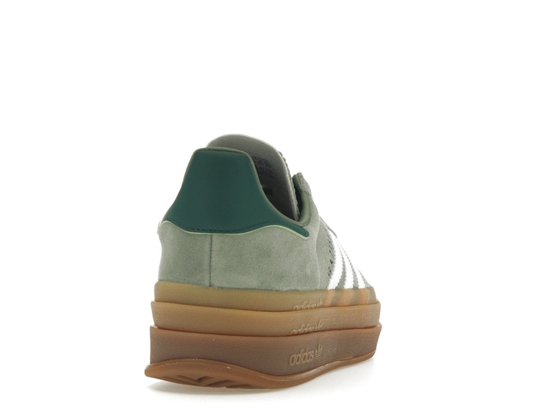 adidas Gazelle Bold Silver Green Gum (Womens) - Silver Green/Cloud White/Collegiate Green - ID6998 - 28