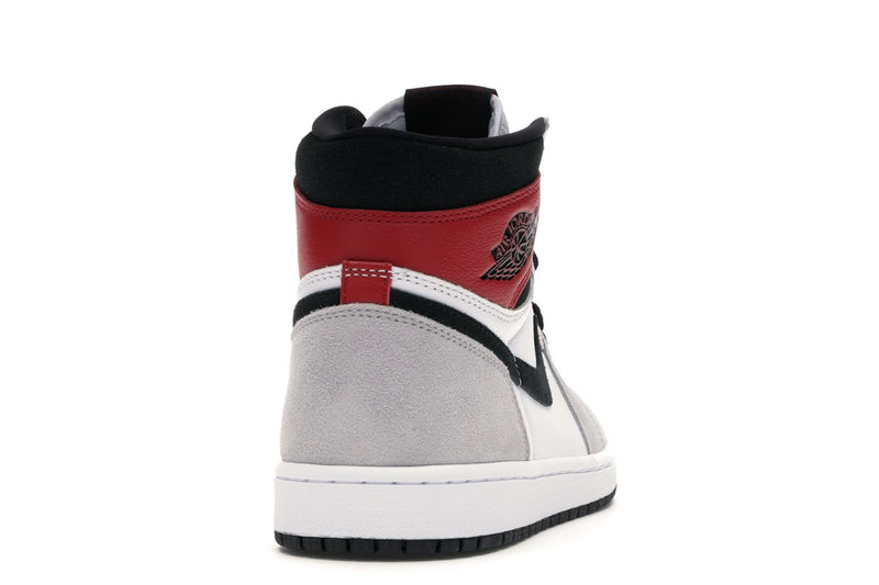 Air Jordan 1 Retro High Light Smoke Grey - White/Black-Light Smoke Grey-Varsity Red - 555088-126 - 28