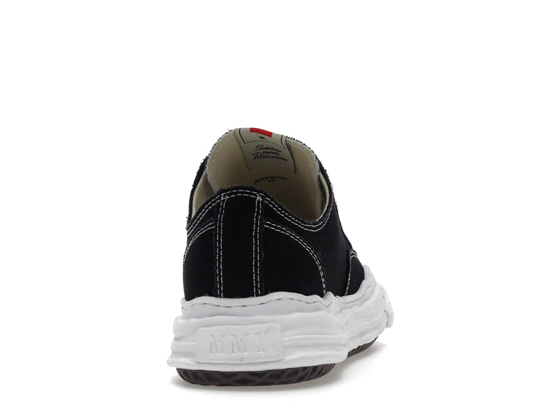 Maison Mihara Yasuhiro Hank basse en toile à semelle originale coloris noir - Black/White - A05FW702 - 28