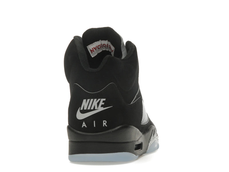 Air Jordan 5 Retro OG Black Metallic Reimagined - Black/White-Metallic Silver-Fire Red - HF3975-001 - 28