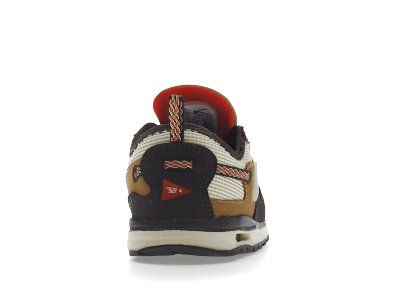 Nike Air Max 1 Travis Scott Cactus Jack Baroque Brown (TD) - Baroque Brown/Lemon Drop/Wheat/Chile Red - DN4170-200 - 28