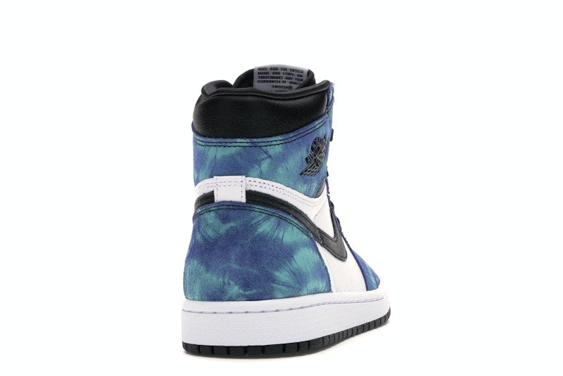 Air Jordan 1 Retro High Tie Dye (W) - White/Black-Aurora Green - CD0461-100 - 28