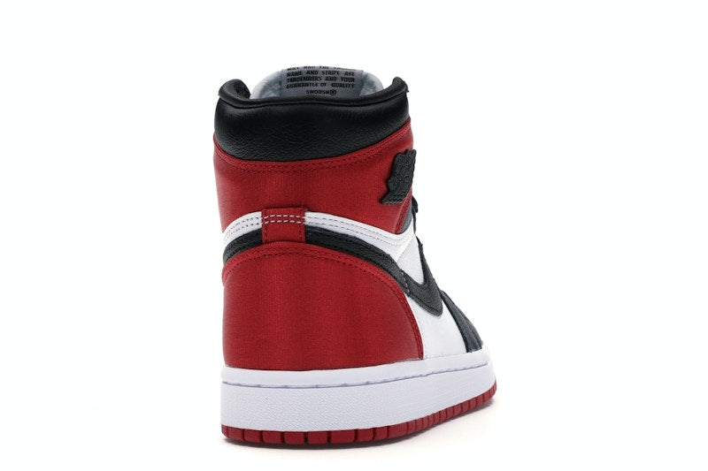 Air Jordan 1 Retro High Satin Black Toe (W) - Black/White-University Red - CD0461-016 - 28