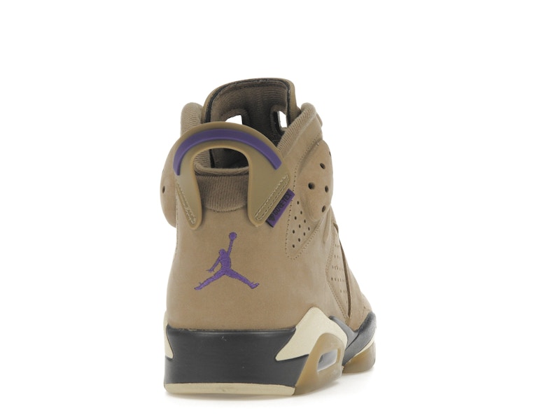 Air Jordan 6 Retro Gore Tex Brown Kelp - Brown Kelp/Team Gold/Shadow Brown/Court Purple - FD1643-300 - 28