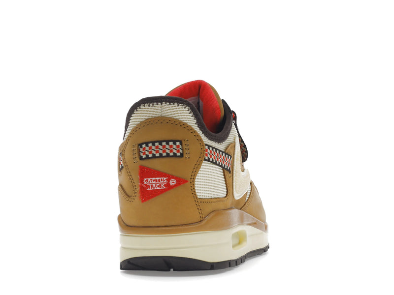 Nike Air Max 1 Travis Scott Wheat Lemon Drop - Wheat/Lemon Drop-Baroque Brown - DO9392-701 - 28