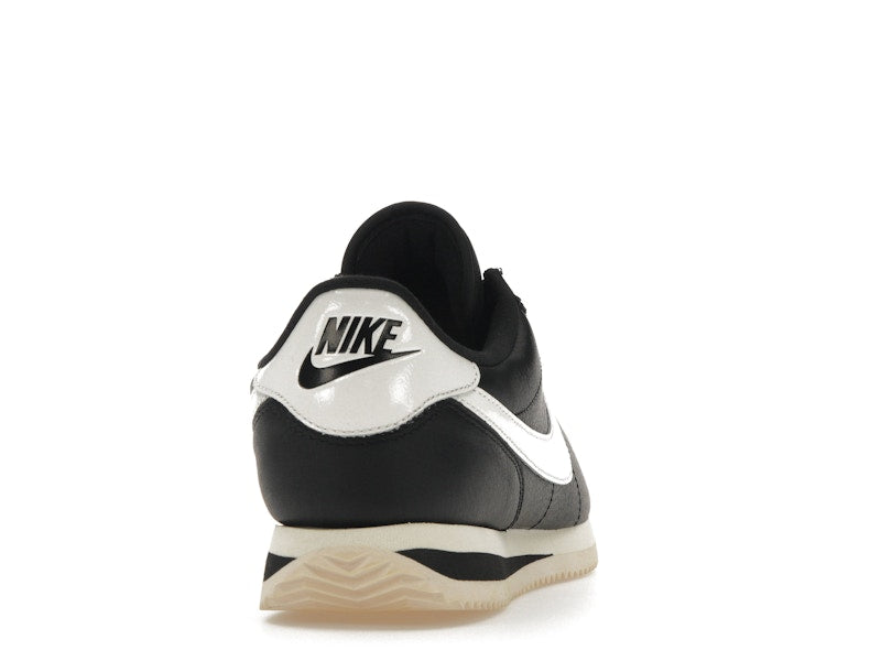 Nike Cortez 23 Premium Black Sail (Women's) - Black/Sail/Alabaster - FB6877-001 - 28