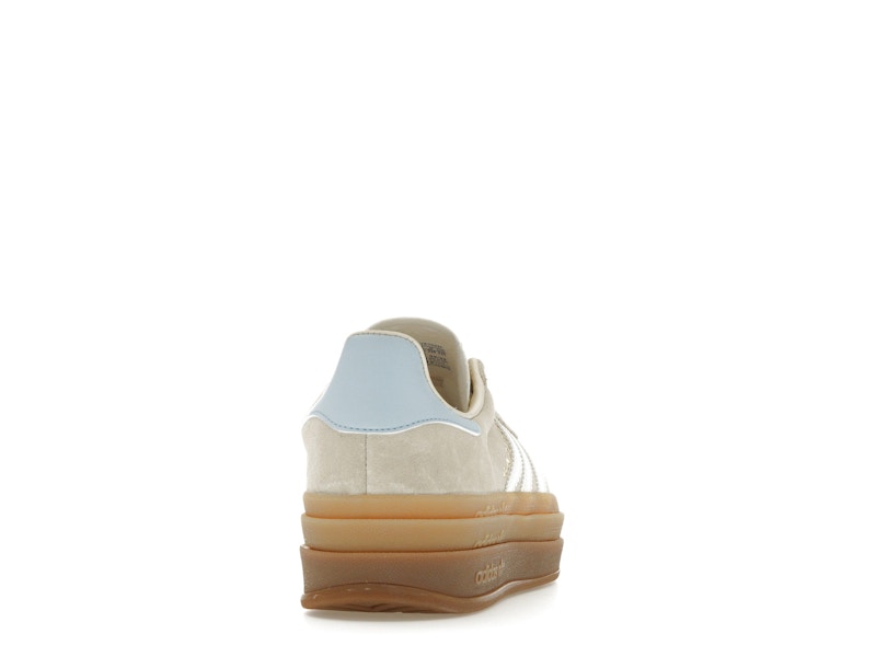 adidas Gazelle Bold Wonder White Clear Sky (Kids) - Wonder White/Cloud White/Clear Sky - JH5540 - 28