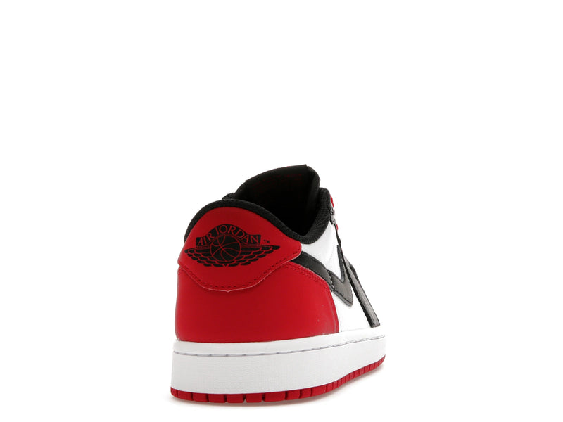 Air Jordan 1 Retro Low OG Black Toe - White/Black/Varsity Red - CZ0790-106 - 28