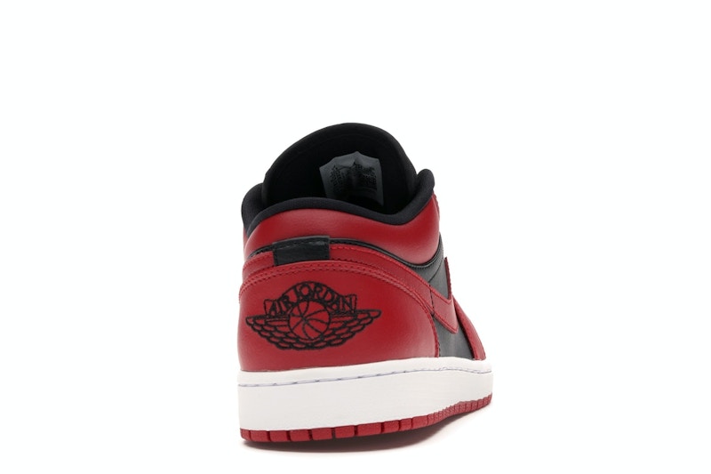 Air Jordan 1 Low Reverse Bred - Gym Red/Black-Gym Red-White - 553558-606 - 28