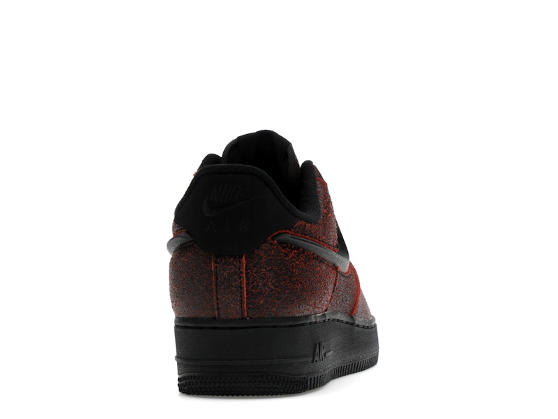 Nike Air Force 1 Low Retro QS Halloween Skull - Black/Black/Crimson - HV2016-001 - 28