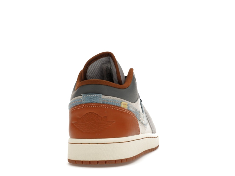 Jordan 1 Low SE Phantom Repaired Denim Swoosh - vue 29
