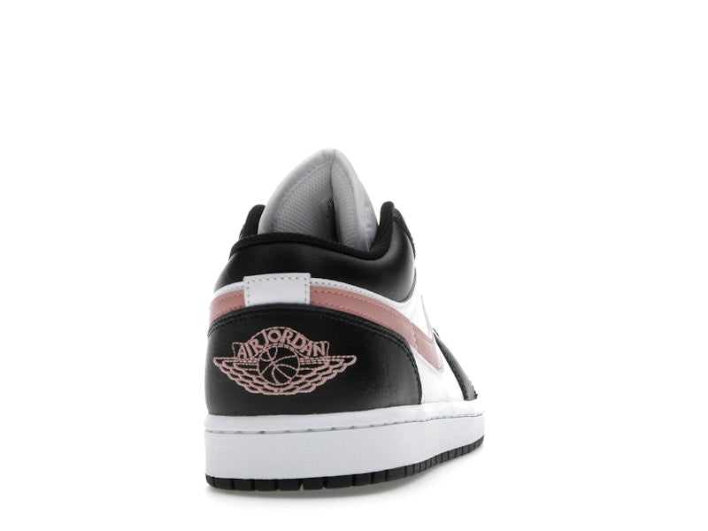 Air Jordan 1 Low Black Rust Pink - Black/Rust Pink/White - 553558-165 - 28