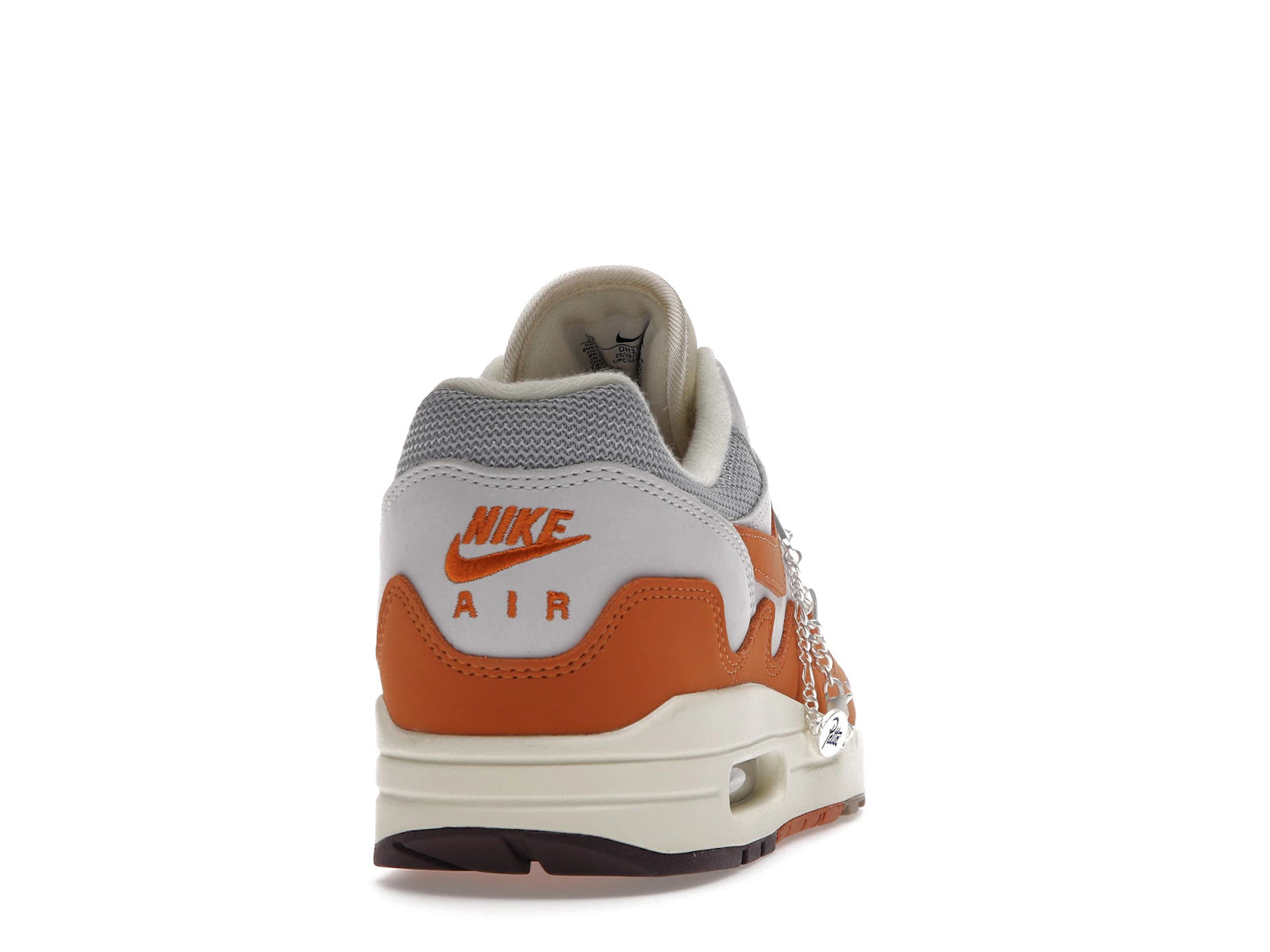 Nike Air Max 1 Patta Waves Monarch With Bracelet - Metallic Silver/Monarch-Pure Platinum - DH1348-001 - 28