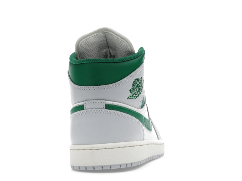 Air Jordan 1 Mid White Pure Platinum Pine Green - Summit White/Pure Platinum/Sail/Pine Green - DQ8426-142 - 28