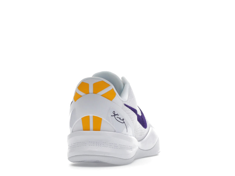 Nike Kobe 8 Protro Lakers Home - White/Court Purple/University Gold - HF9550-100 - 28