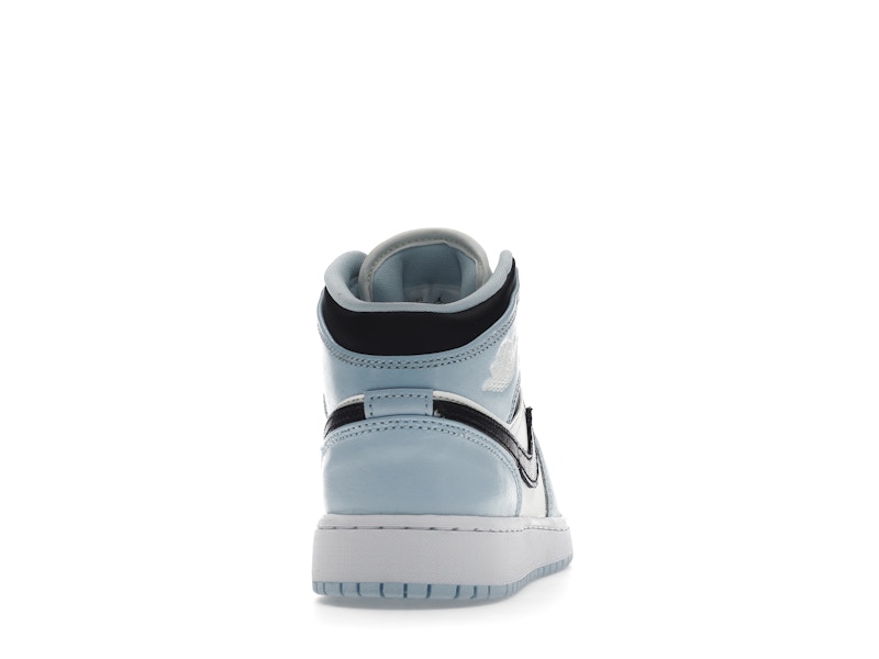Air Jordan 1 Mid Ice Blue (GS) - Ice Blue/Black-Sail-White - 555112-401 - 28