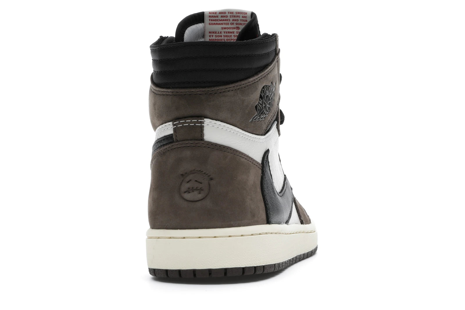 Air Jordan 1 Retro High Travis Scott - Sail/Black-Dark Mocha-University Red - CD4487-100 - 28