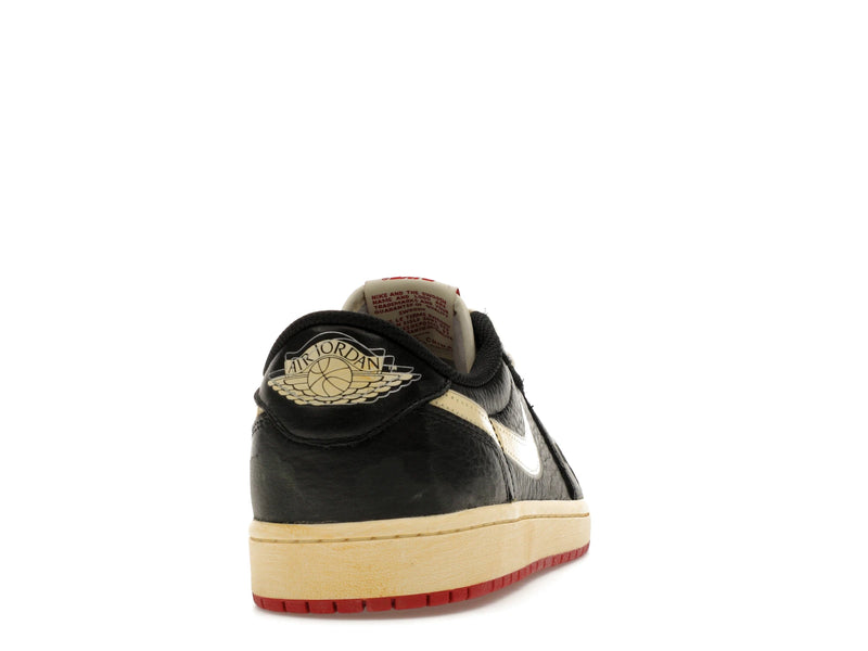 Air Jordan 1 Retro Low OG Nigel Sylvester Better With Time - Black/Muslin/Varsity Red - IB8958-001 - 28