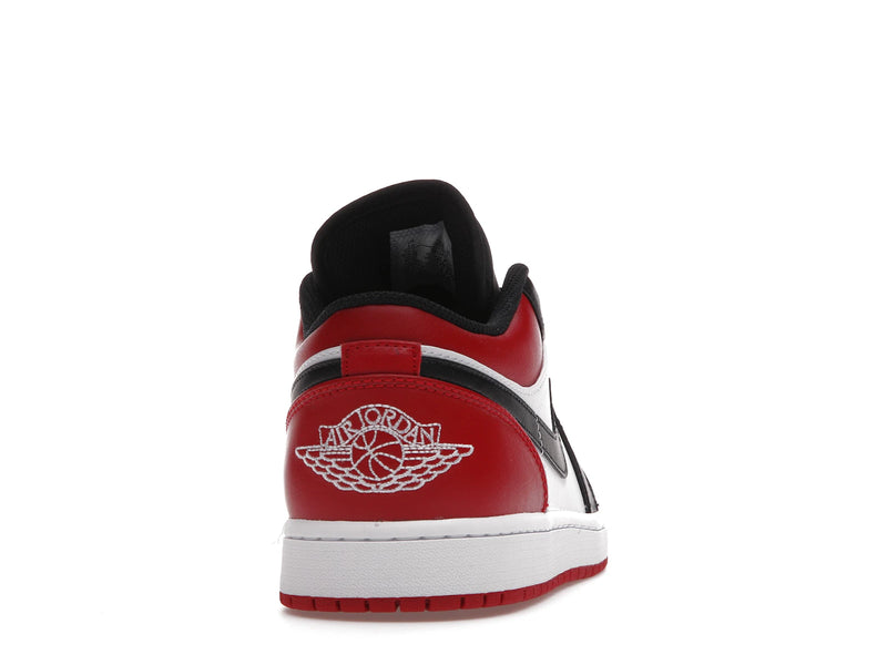 Air Jordan 1 Low Bred Toe - Gym Red/White-Black - 553558-612 - 28