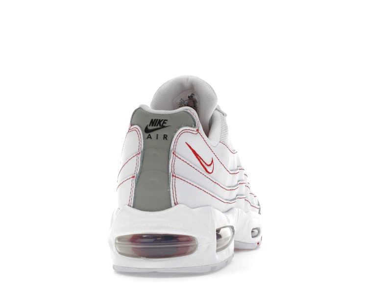Nike Air Max 95 OG Big Bubble White University Red - White/University Red/Wolf Grey - IB7936-100 - 28