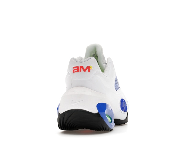 Nike Air Max Muse Veneda Carter White Racer Blue (Women's) - White/Metallic Silver/Racer Blue/Light Racer Blue/Bright Crimson/Black - HV9929-100 - 28