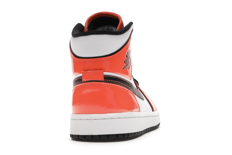 Air Jordan 1 Mid SE Turf Orange - Turf Orange/Black/White - DD6834-802 - 28